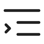 Text Hanging SVG Icon